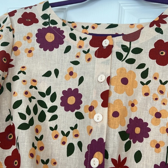Modcloth x Princess Highway Cropped Tie Top - Picture 2 of 5